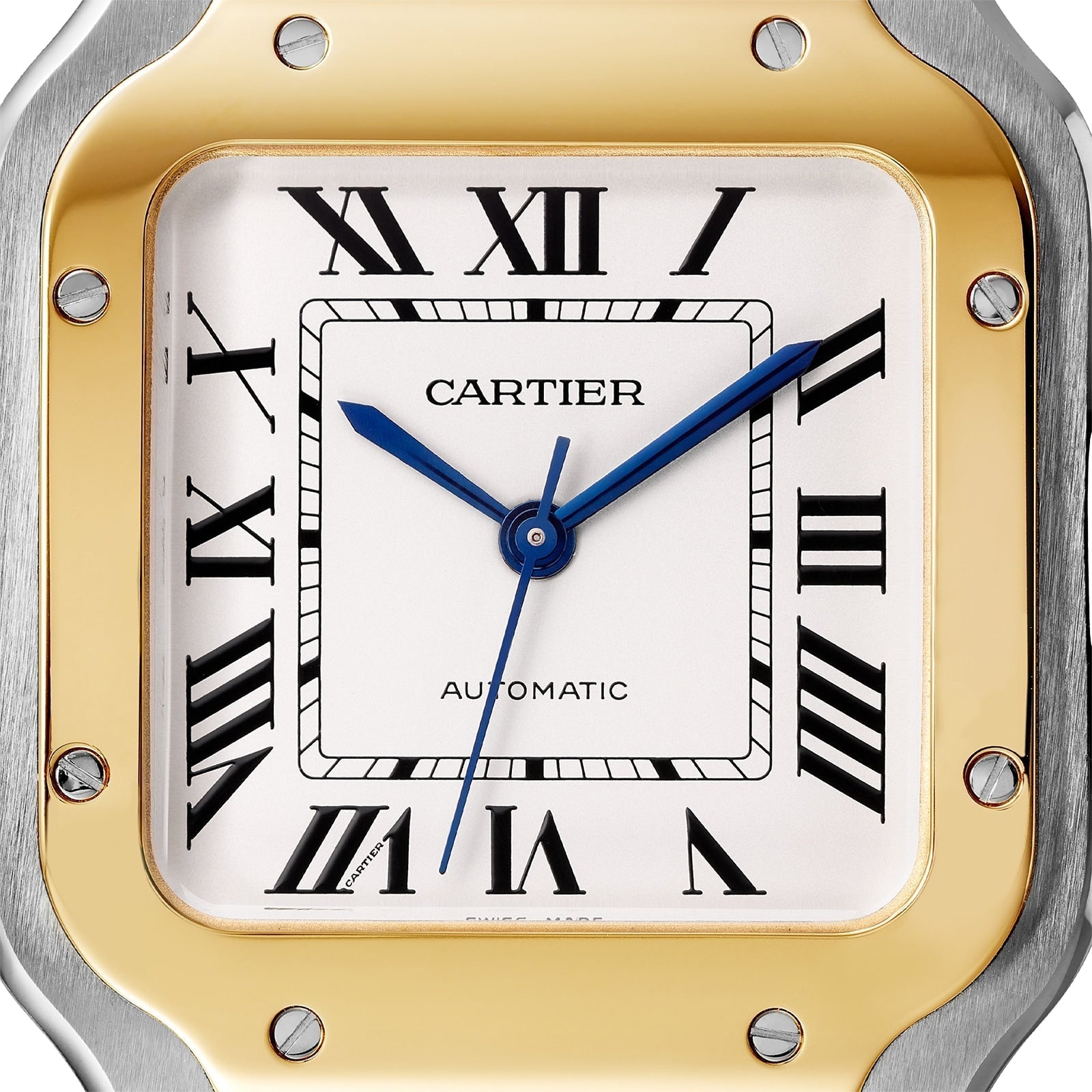 Santos de Cartier | 35mm, Two-Tone Steel & 18K Yellow Gold, Silver Dial