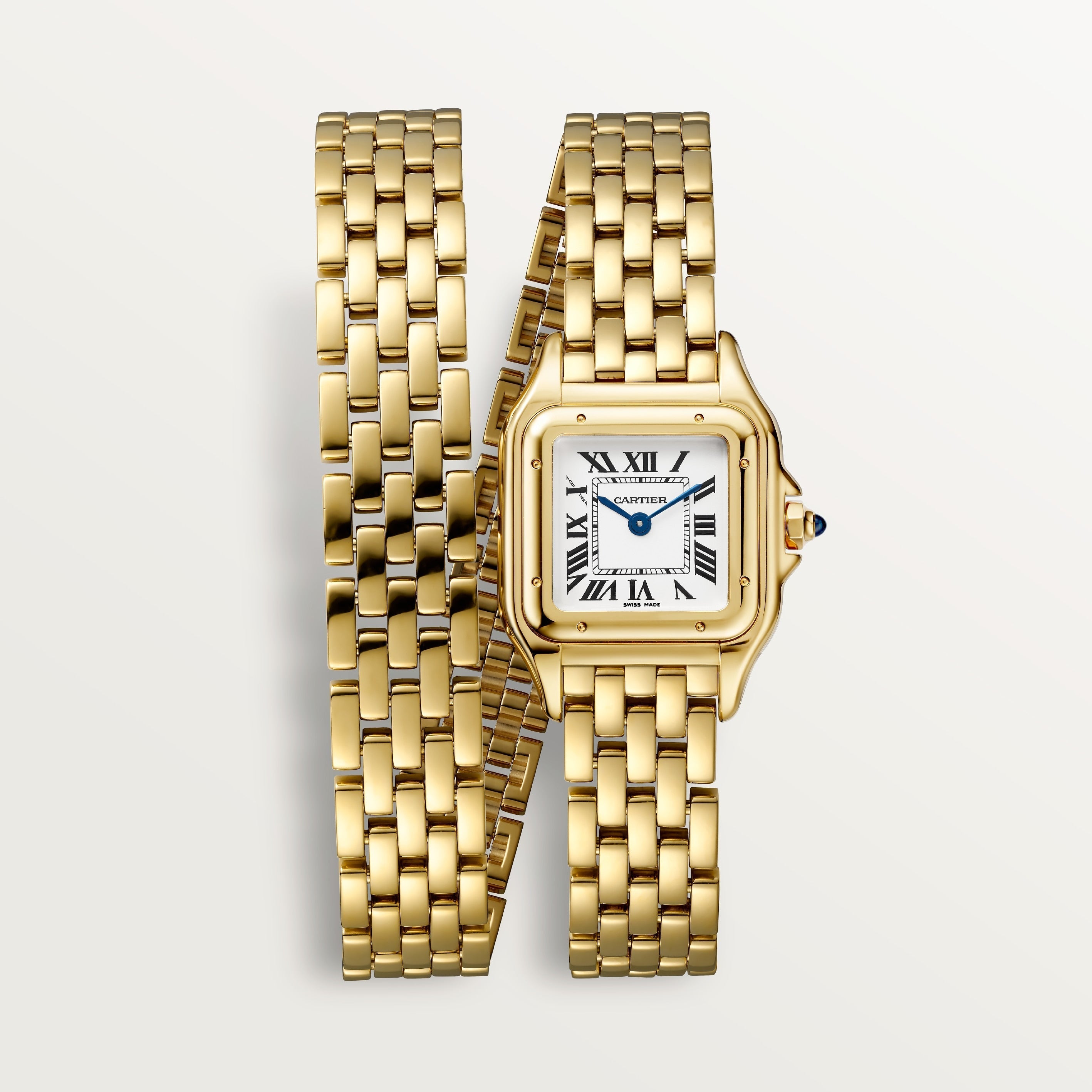 Panthère de Cartier Small Model | 22mm, 18K Yellow Gold, White Dial, Ref. WGPN0046