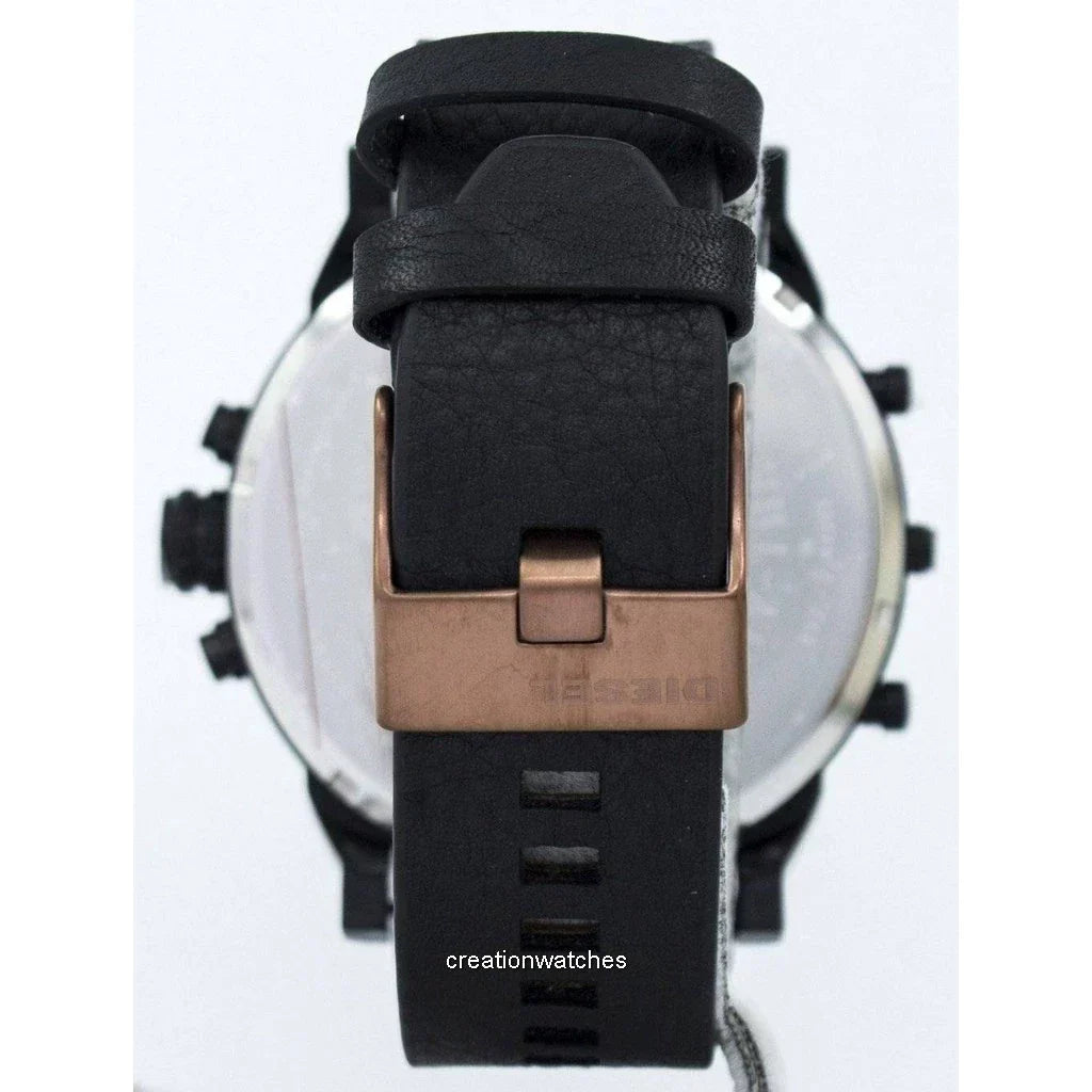 Diesel DZ7400 Mr. Daddy 2.0 Chronograph Men's Watch – Black Dial & Black Stainless Steel Strap