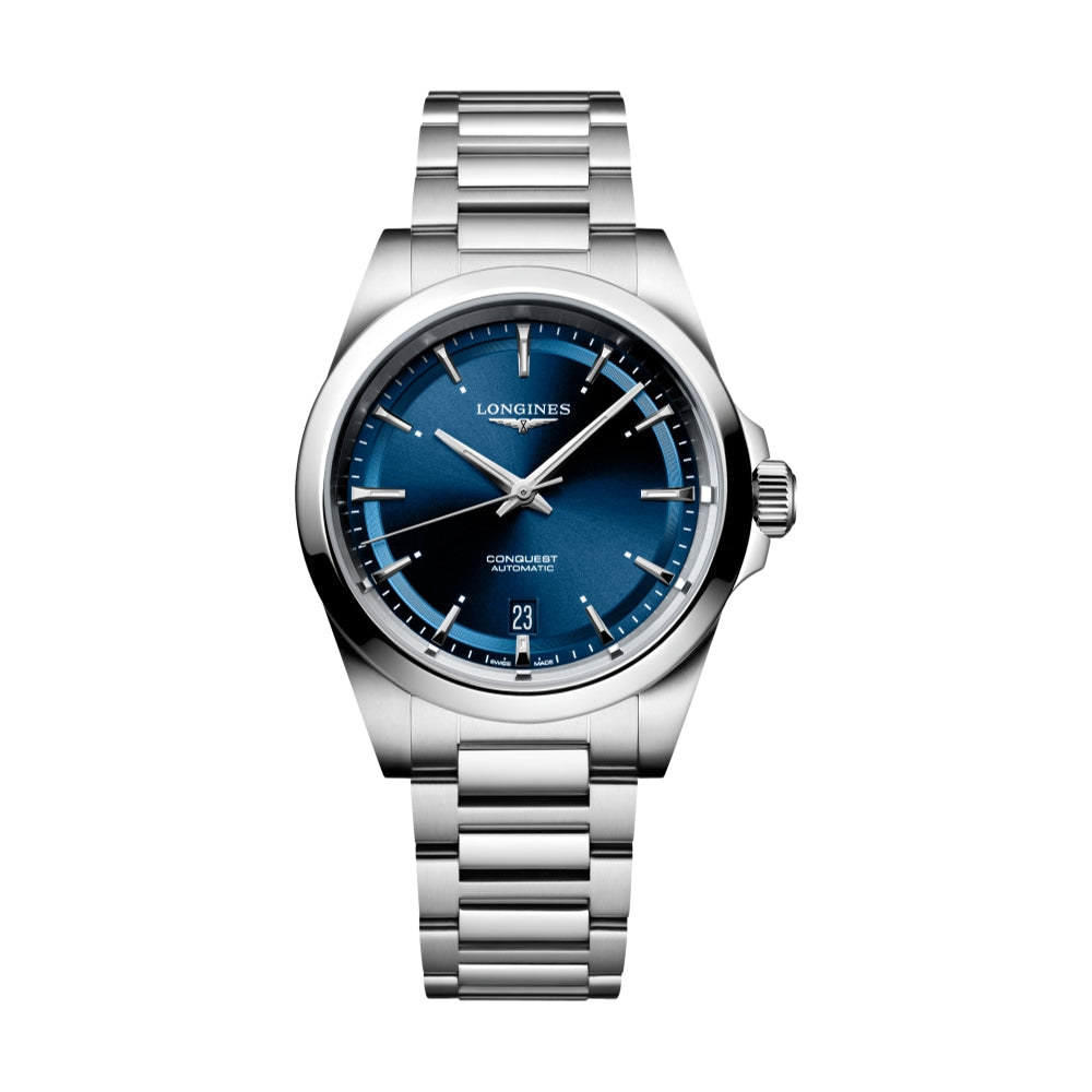 longines Conquest 38mm - Blue on Bracelet