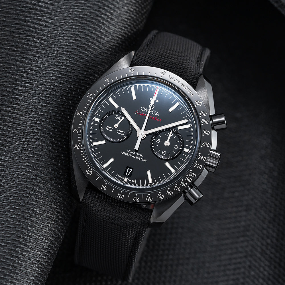 OMEGA Speedmaster Dark Side Of The Moon Chronograph 44.25mm - Black on Fabric Strap