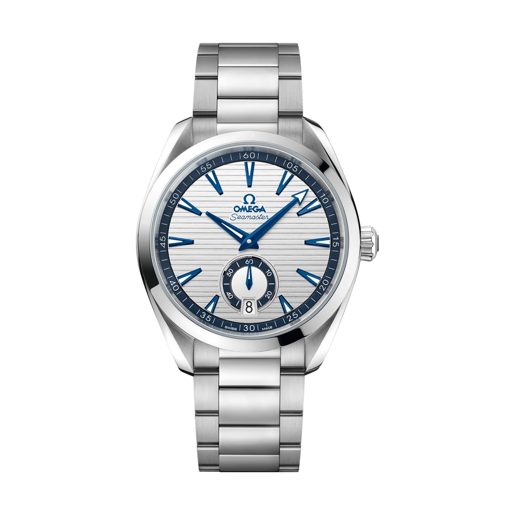 OMEGA Seamaster Aqua Terra 150M Small Seconds 41mm - Silver, Blue Accents on Bracelet